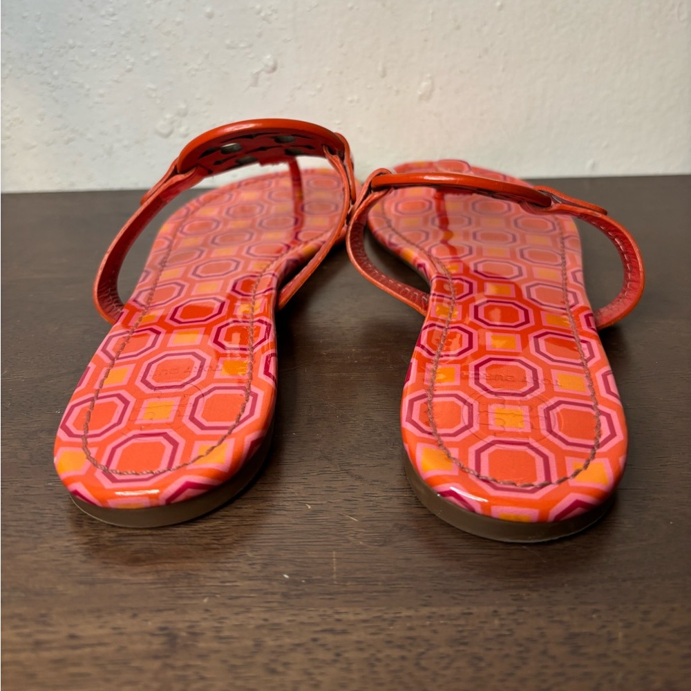 Tory Burch Red and Orange Sandals - Picture 4 of 7